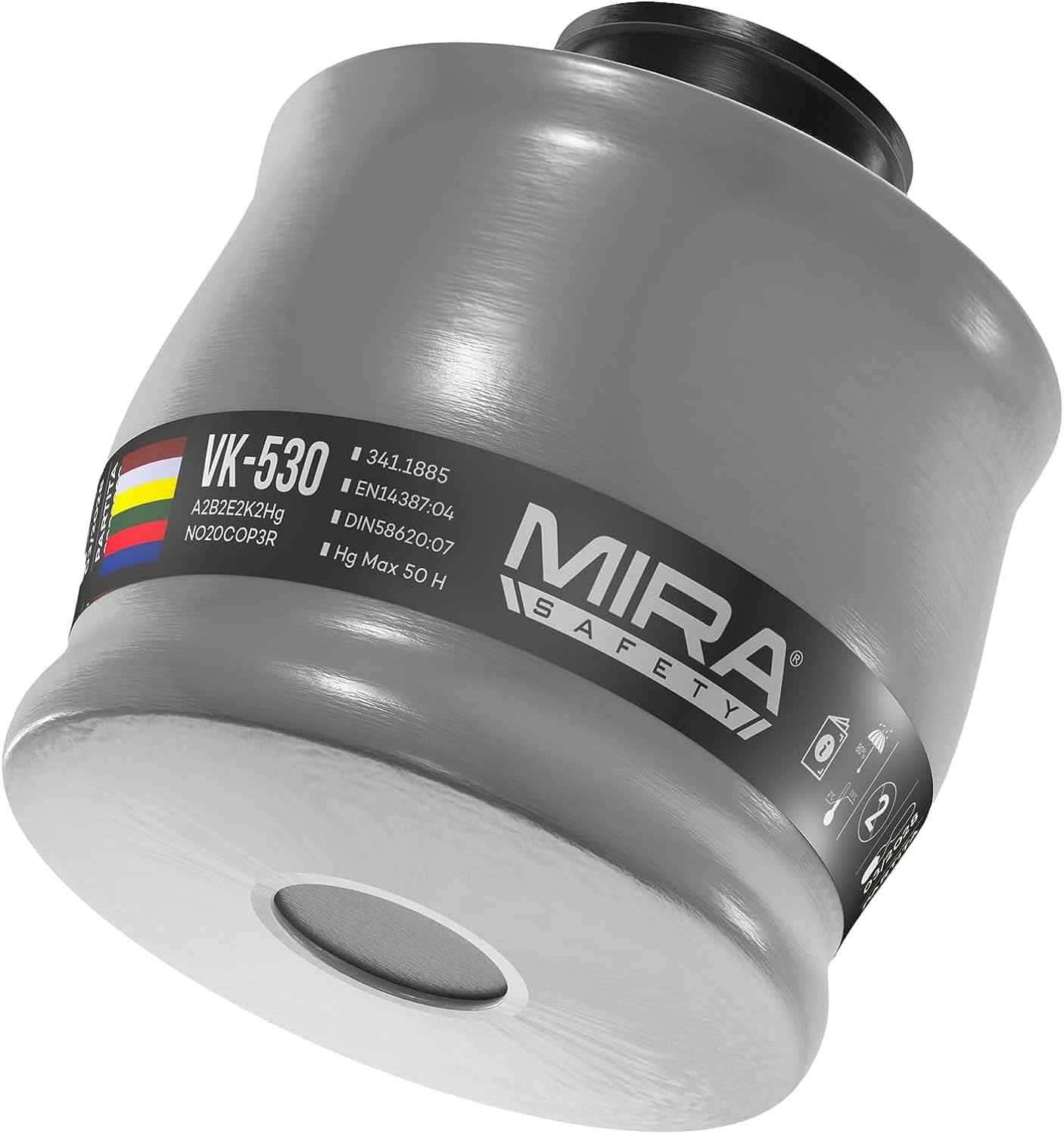 MIRA Safety VK-530 Smoke / Carbon Monoxide Filter Cartridges