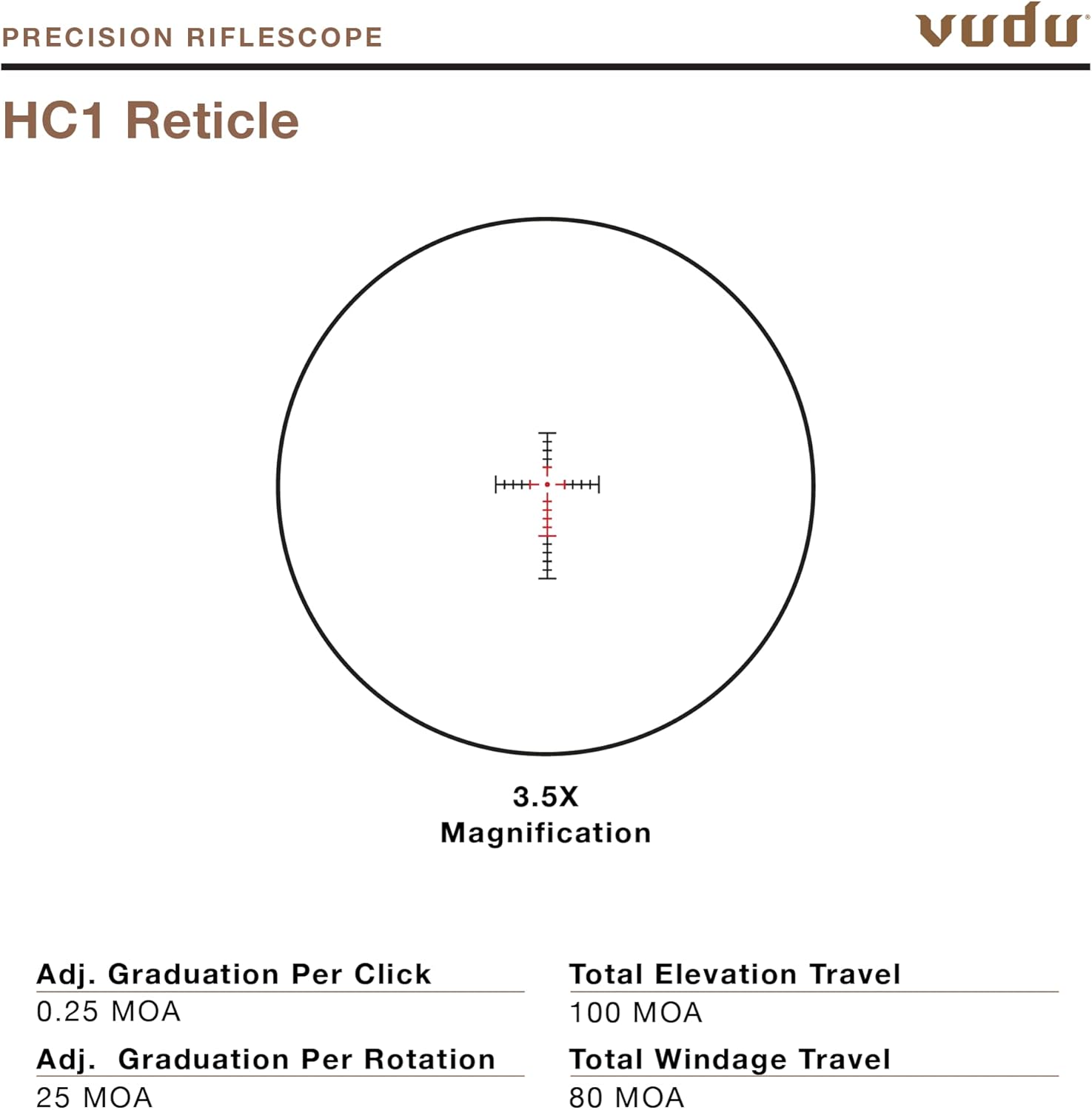 EOTECH Vudu 3.5-18x50mm Precision Rifle Scope