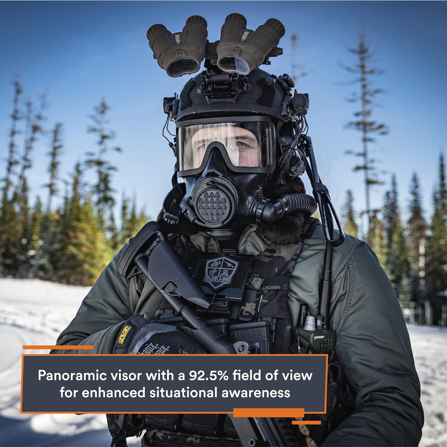 MIRA SAFETY CM-8M Full-Face CBRN Gas Mask