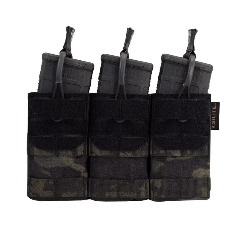 Agilite AG3 Molle 5.56 Triple Magazine Mag Pouch Ranger Green