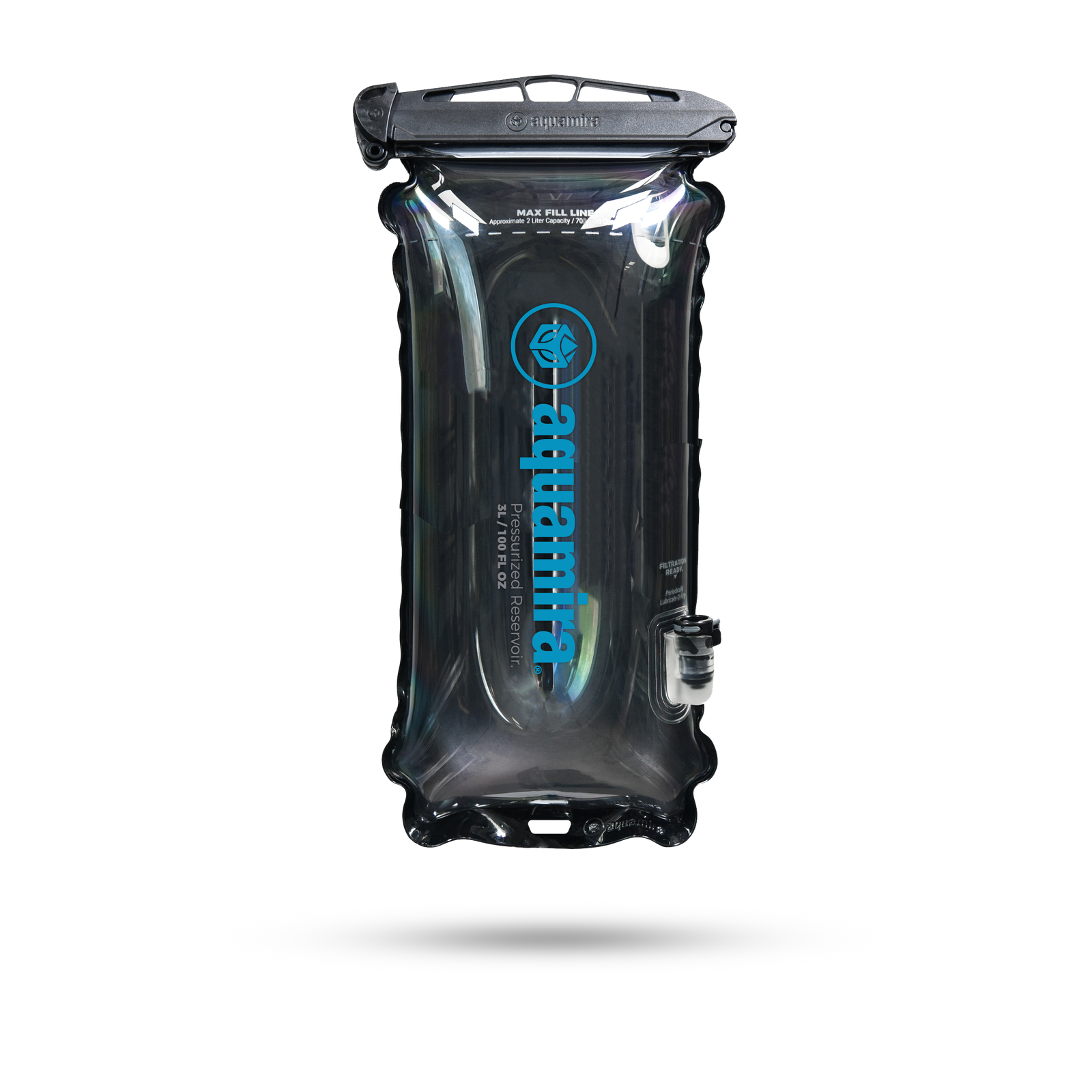 Aquamira Pressurized Hydration Water Bladder Reservoir 2L